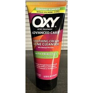 OXY Advanced Care Maximum Strength‎ Soothing Cream Acne Cleanser With Prebiotic